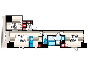 Brillia ist町屋の物件間取画像